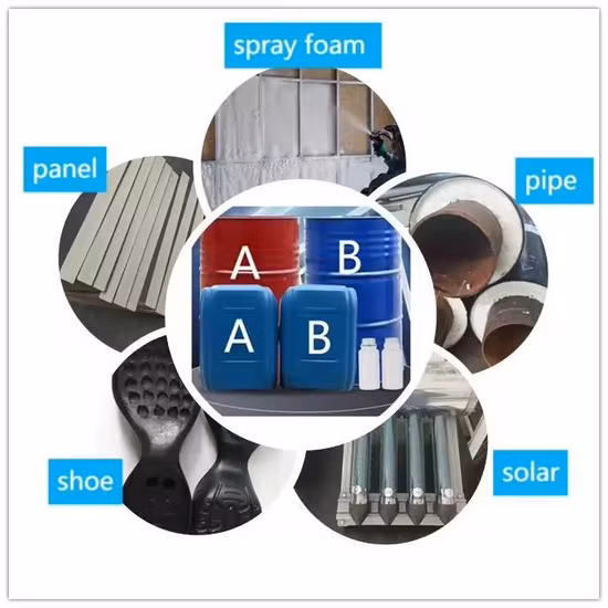 Sistema di isolamento per celle frigorifere Miscela di schiuma poliolo spray rigida in PU